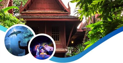 Jim Thompson House of silk + SEA LIFE Bangkok + Madame Tussauds + MBK