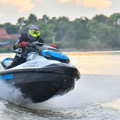 Jetski Tea time Experience Sunset Chaopraya River
